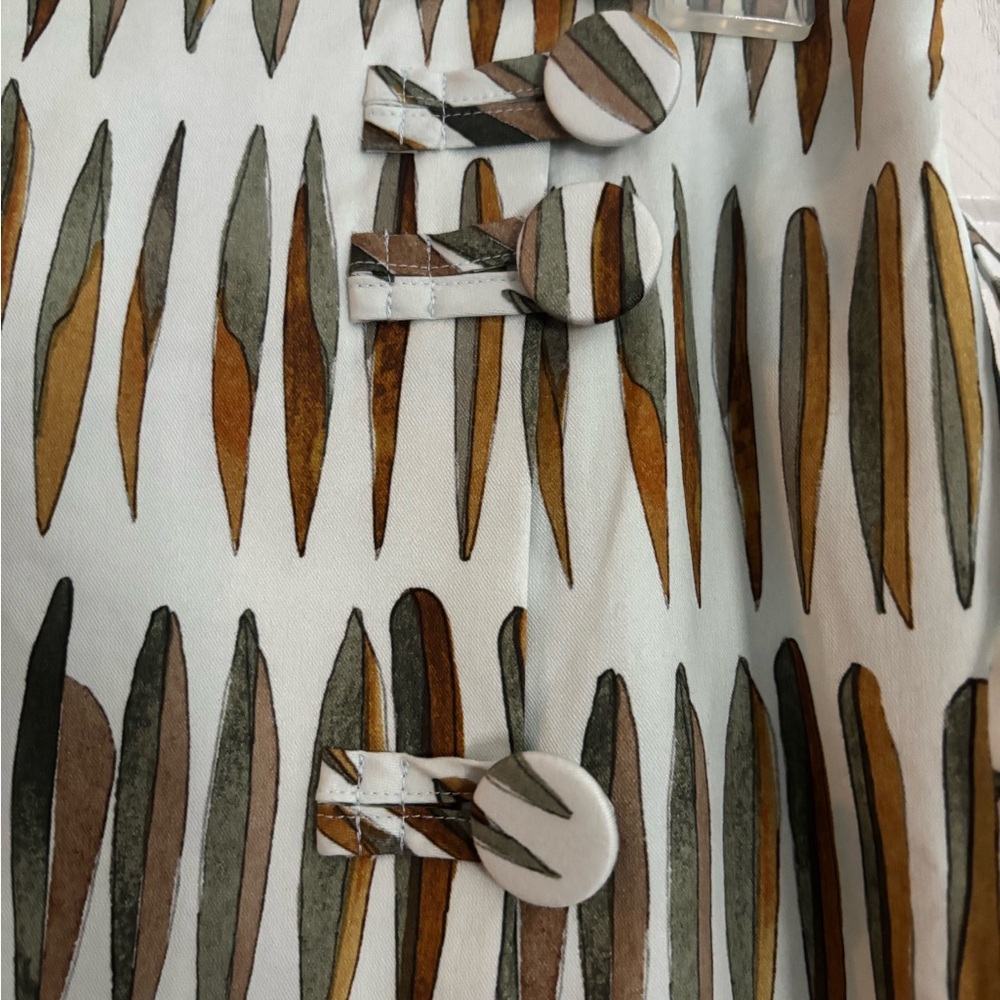 Altuzarra hiroki skirt in the murmur brushed leaves print - Picture 4 of 16